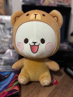 Large Milk and Mocha Bear Character Plush Stuffed Toy