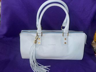 Kelly and Tooke Powder Blue Leather Handbag