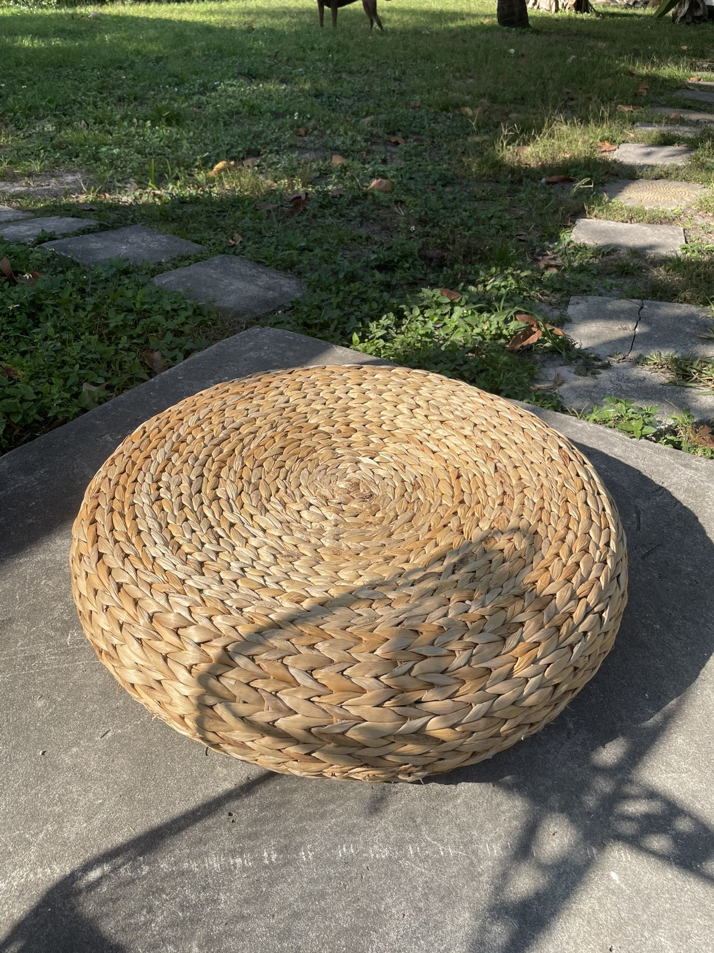 Wicker Ottoman chair