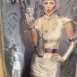 So Hot Space Girl Martian Costume Plus Wig 