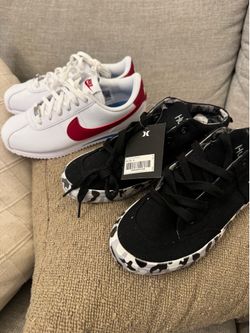 Nike Cortez and Hurley youth size 4