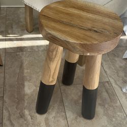 Short Wood Table