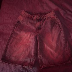 Denim shorts