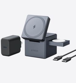 Anker 3-in-1 Charging Cube Dock with Magsafe (iPhone, Airpods, Apple Watch)