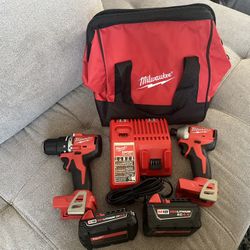 Milwaukee M18 Brushless Hammer Drill & Impact