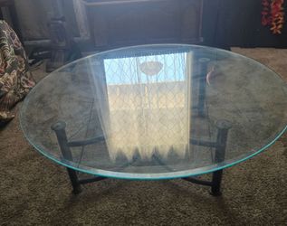 Glass Round Coffee Table
