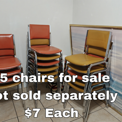 Ventas de 15 sillas  de uso
