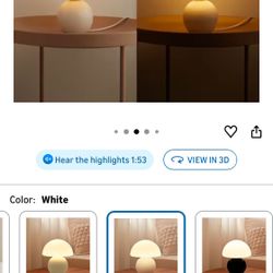 Mushroom Lamp 
