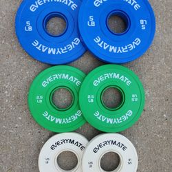 Everymate Rubber Olympic Change Plate Set