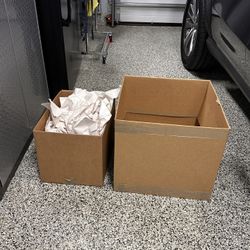 Free boxes 9 Large 12 Smaller