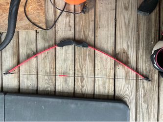 Target Recurve Bow Fiberglass 48in 15lb 24in Draw Ambidextrous Red/Black