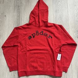 Vvs Sp5der Hoodie Red