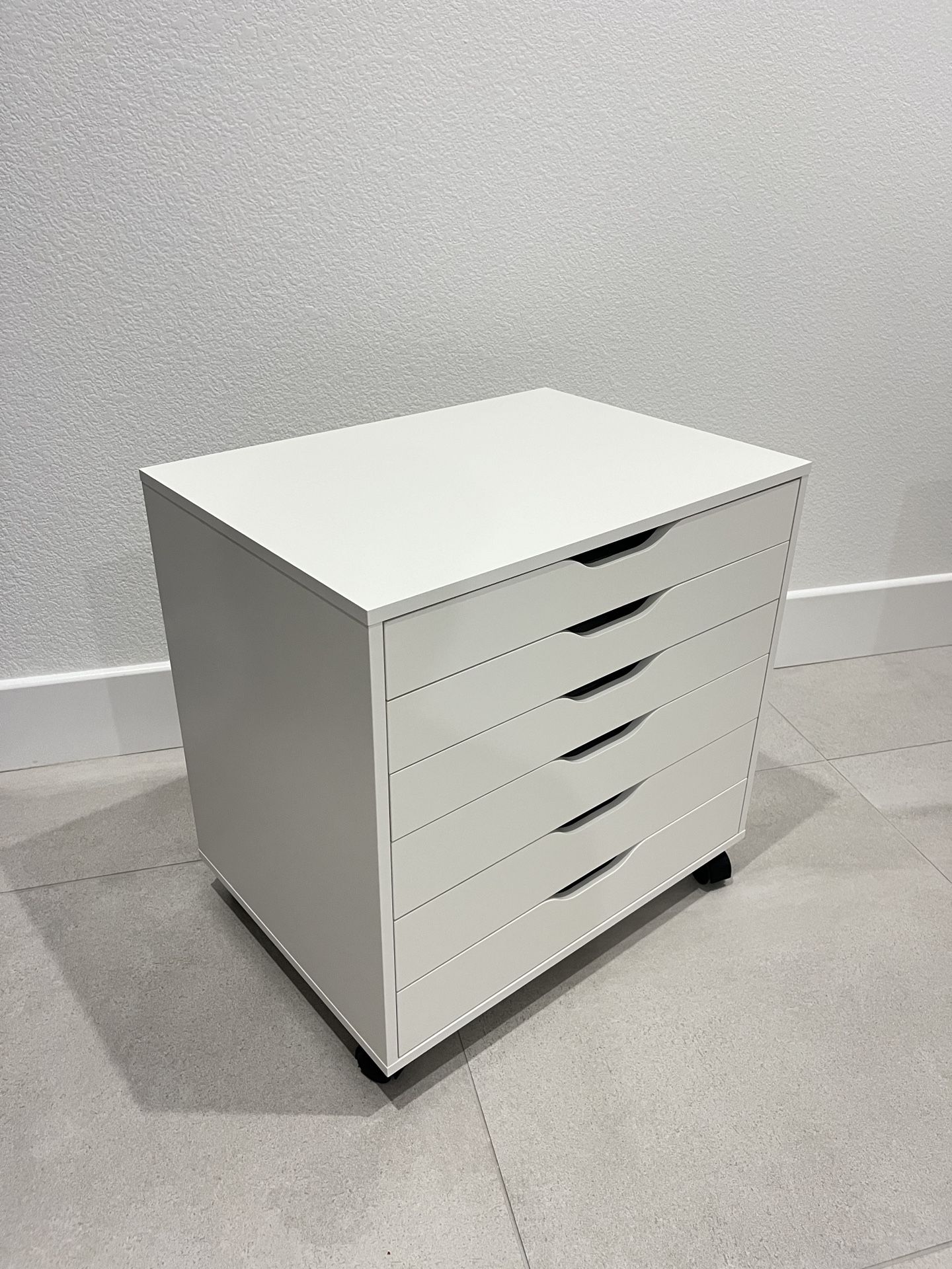ALEX Drawer unit on casters, white, 26 3/8x26 "