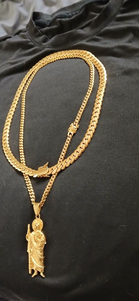 14k Gold Set With Pendant 