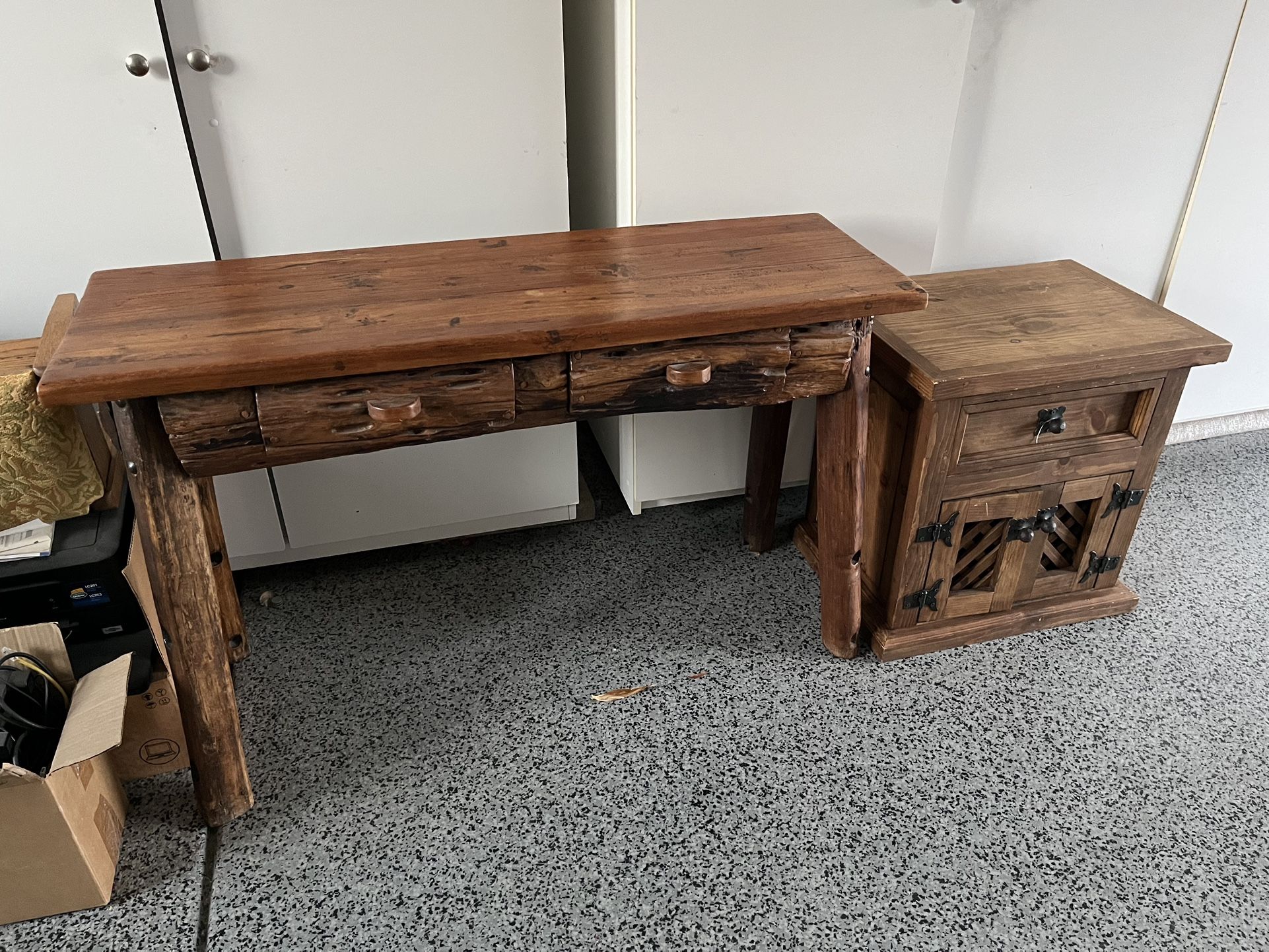 Nice table and bedside table