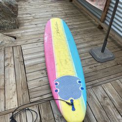 8’ Soft Top Surfboard 