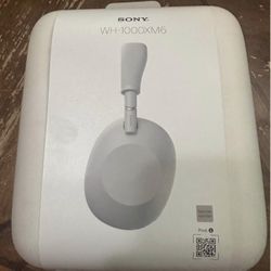Sony WH-1000M6 Headphones Silver