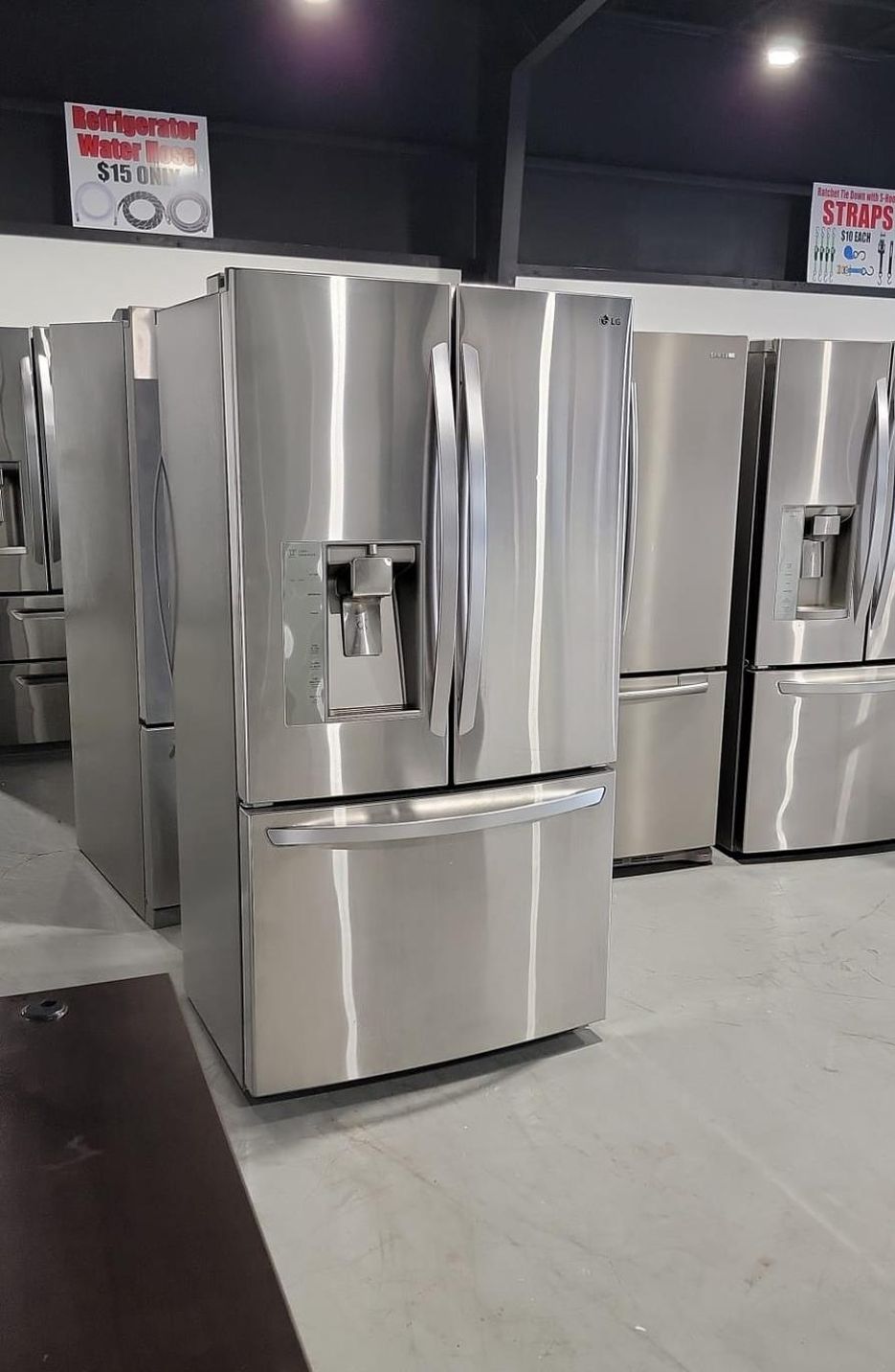 LG 3 Door Stainless Steel Refrigerator Fridge