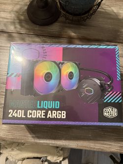 Cooler Master MasterLiquid 240L Core ARGB – Brand New Sealed