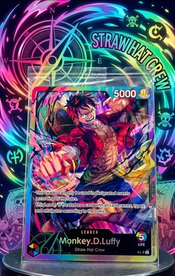 One Piece TCG Monkey D. Luffy Leader Card P-L P1