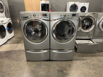 WHIRLPOOL XL CAPACITY WASHER DRYER ELECTRIC SET FREE DELIVERY