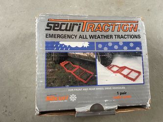 Vintage SecuriTraction emergency all weather traction solid steel mat