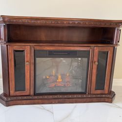 Sofa Table With Fireplace 