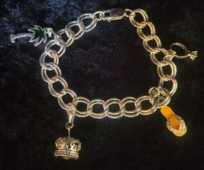 7.5" Sterling Silver Charm Bracelet