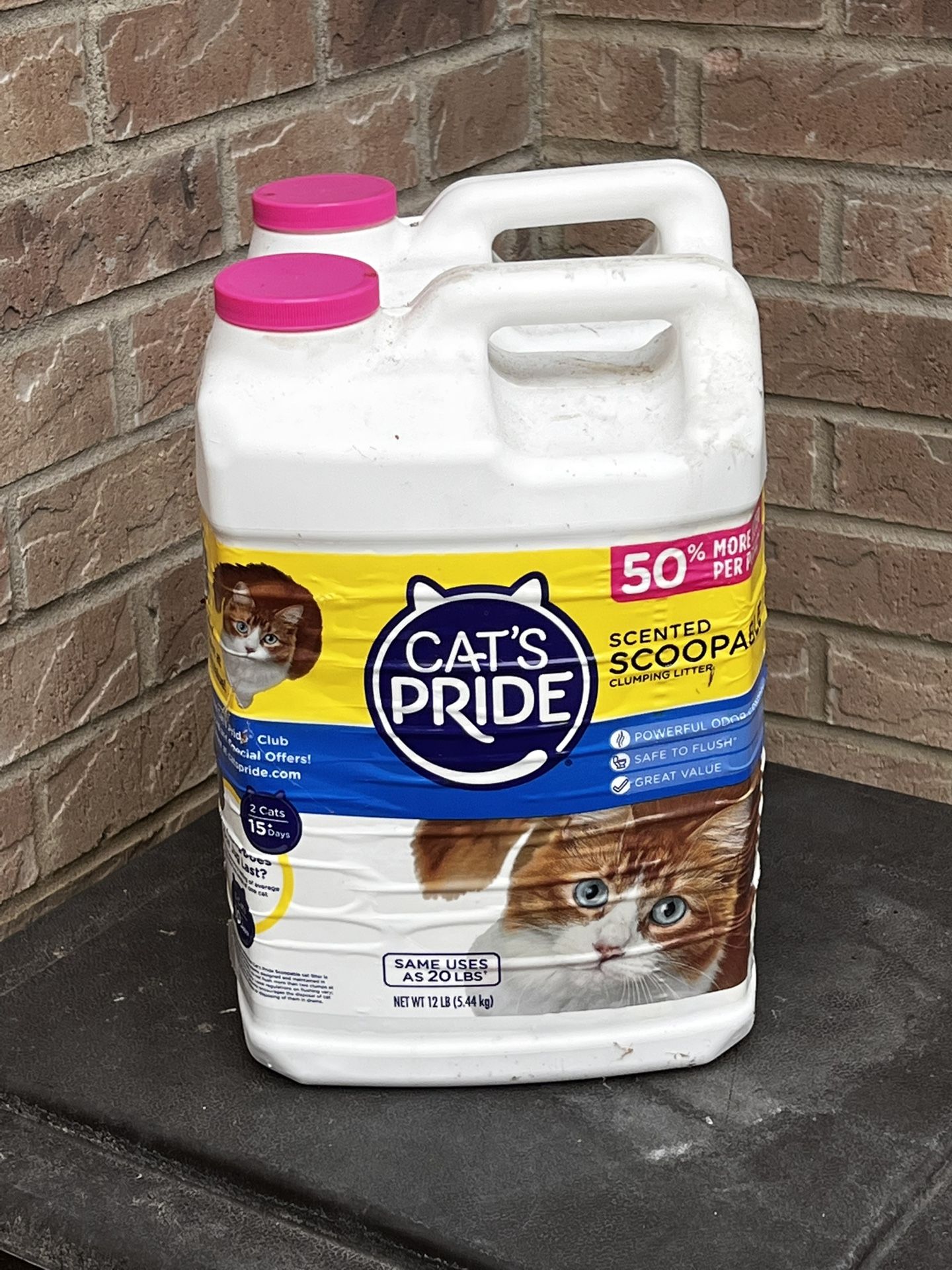 Cat's Pride Scented Scoopable Cat Litter Lot of 2