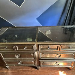 Mirror Dresser Set For Sale 