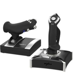 PXN-2119Pro Flight simulator controls PS4/PC flight simulator joystick with Vibration Flight Simulator Stick for PS4/ Windows XP/VISTA/7/8/10（Do not s