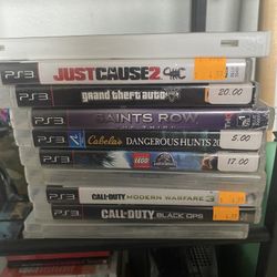 Ps3 Games And 3 Controllers 1 Real And 2 Replicas 