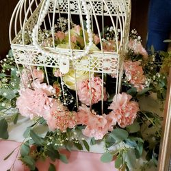 Baby shower centerpieces 🎀💜