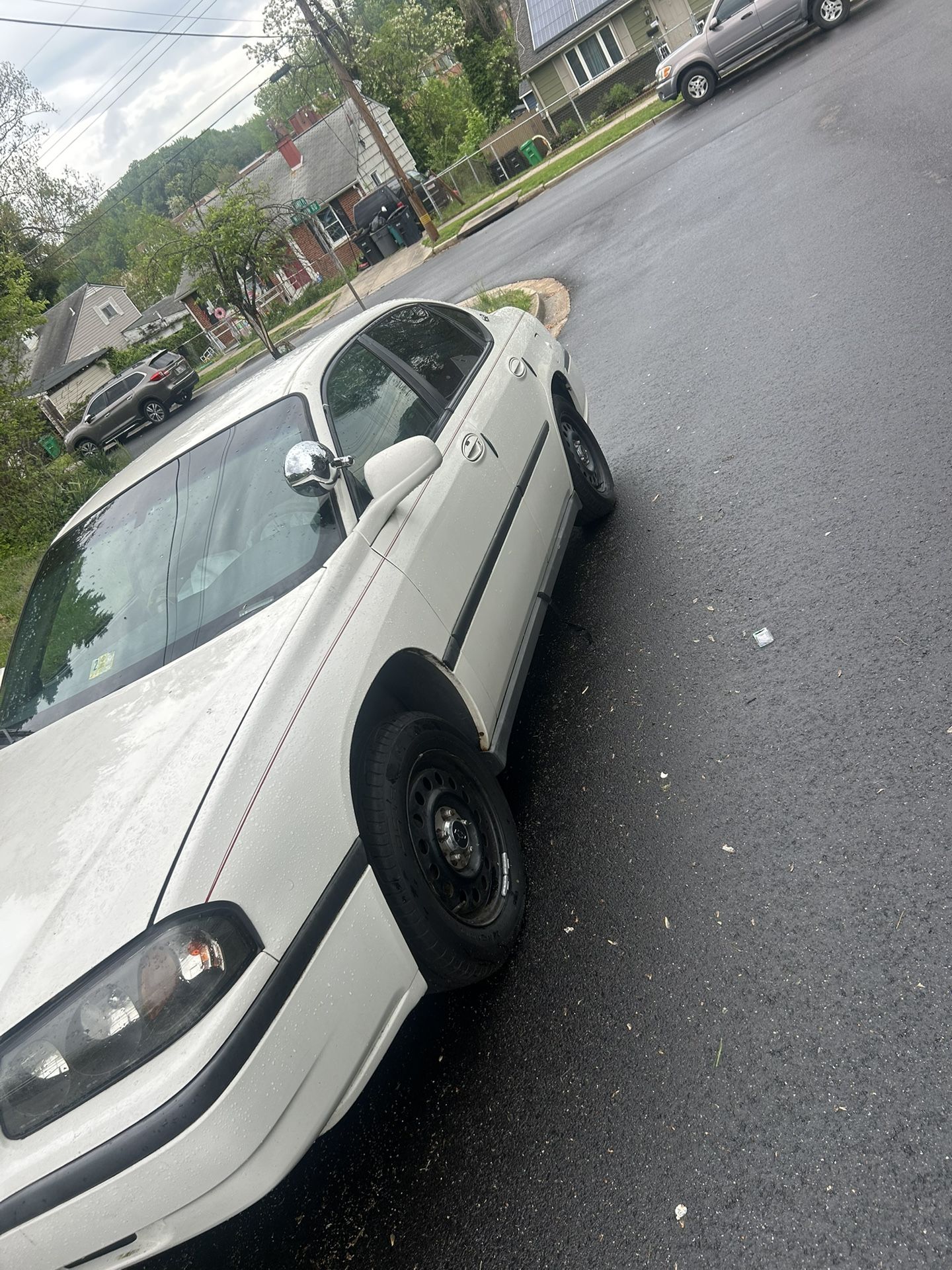 White Chevy Impala