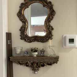 Mirror And Shelf