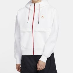 Nike Jordan Winter Utility Women's Fleece Hoodie - White