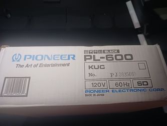 Pioneer PL-600 Automatic Turntable (Brand New)