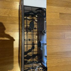 Metal Wall Shelving Unit With Fish Display 