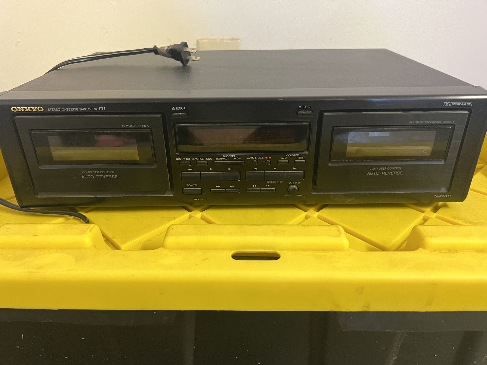 ONKYO Stereo Cassette Tape Deck RI