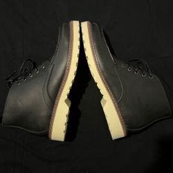 NEW! Black Abound Moc Toe Boots 12M