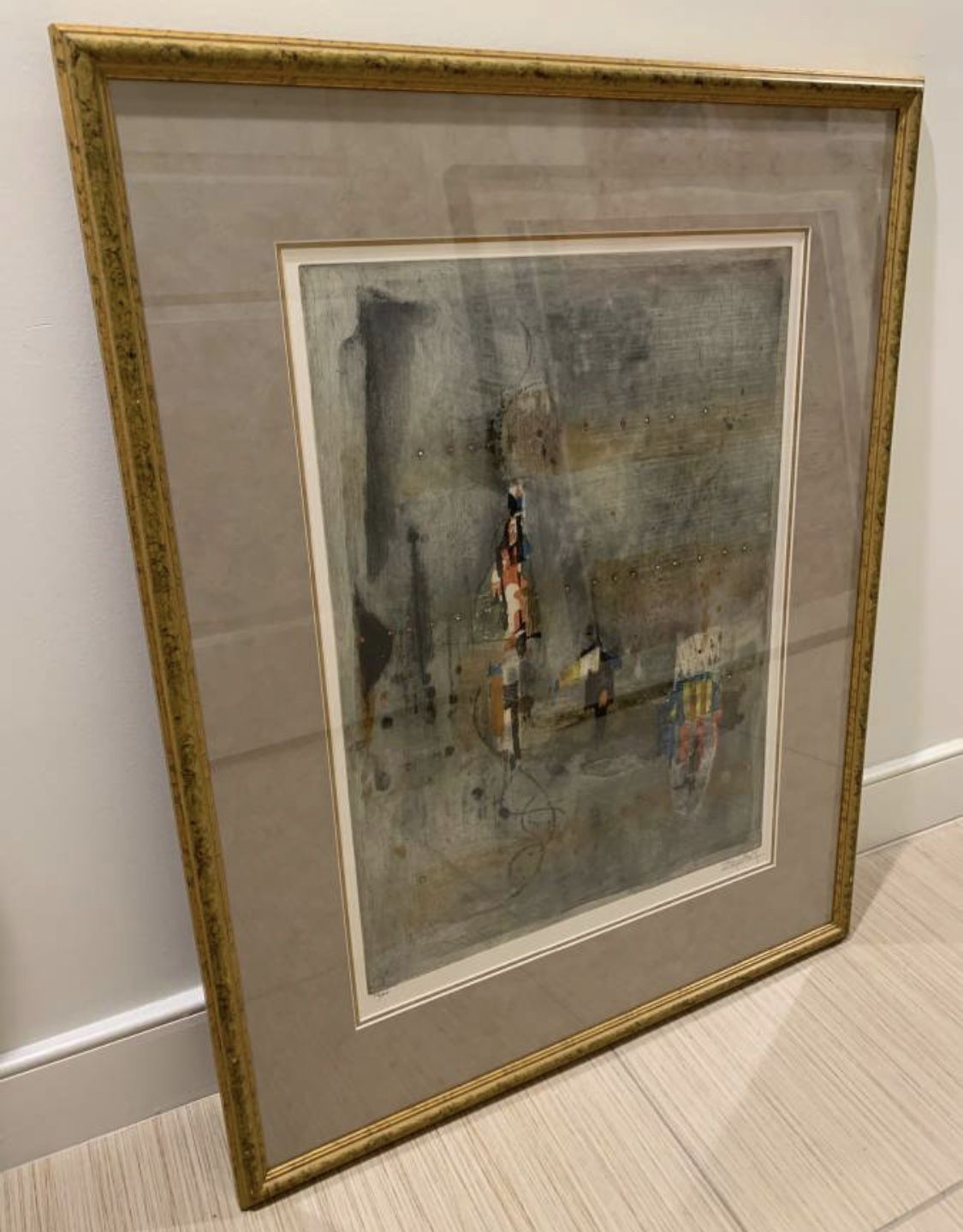 Johnny Friedlaender Abstract Modern Composition - Etching and Aquatint Art MCM