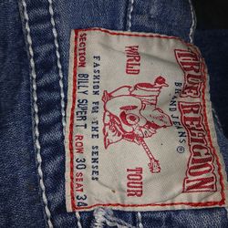 True Relogion 30 ×34 womens jeans