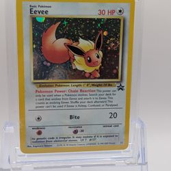 Pokemon Eevee Wizard Black Star Promo In Mint Condition.