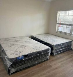 Queen Size Mattress With Box Spring COLCHONES Queen Size Mattress Regular With box Springs Set 