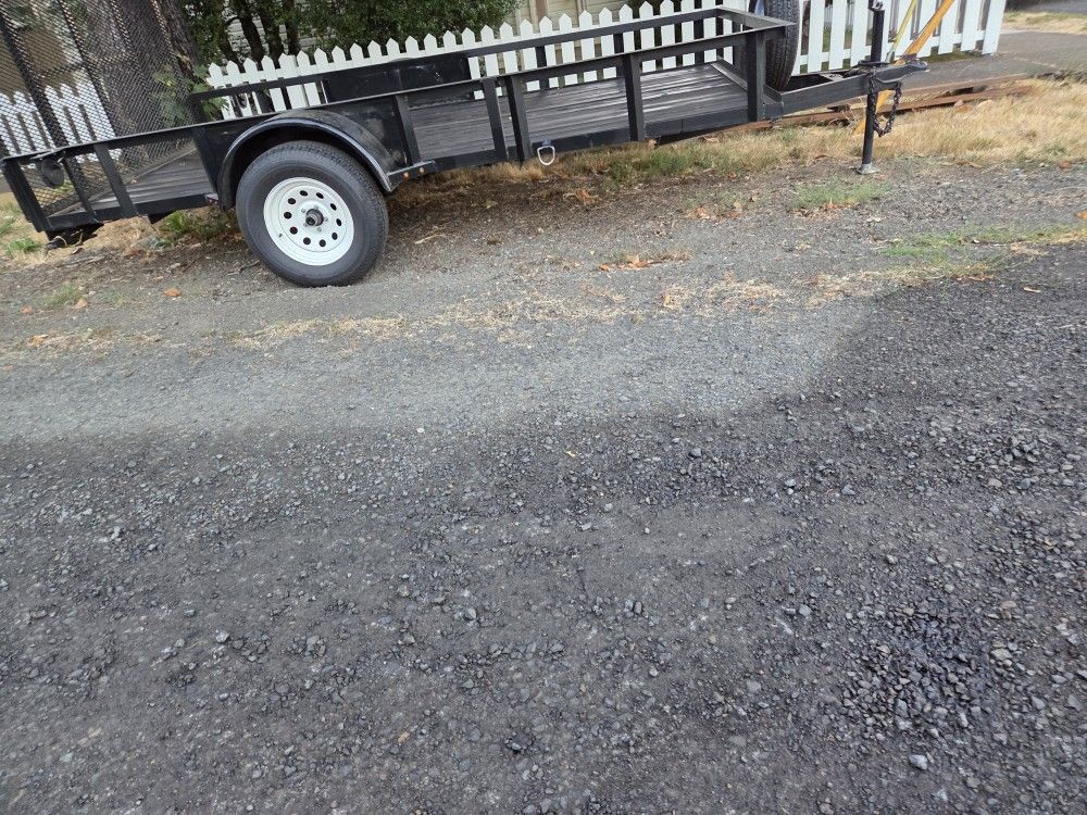Flat Bed Trailer 16' Single Axel