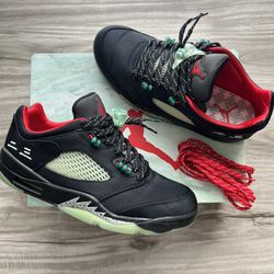 Size 9.5 Men’s/11 Women’s- Jordan 5 Low x Clot Anthracite 2022