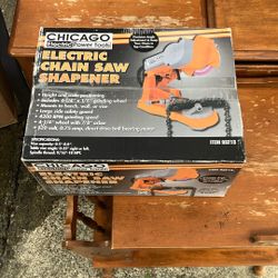 Electric Chain Saw Sharpener 