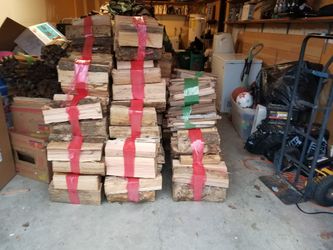 Bundles of dry-seasoned firewood (Ask about delivery)