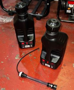 Small 1.25 gallon liquid container