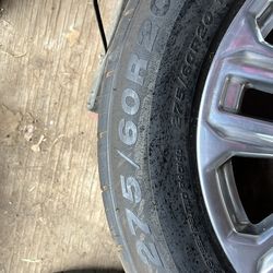GMC Rim And Tires 20”